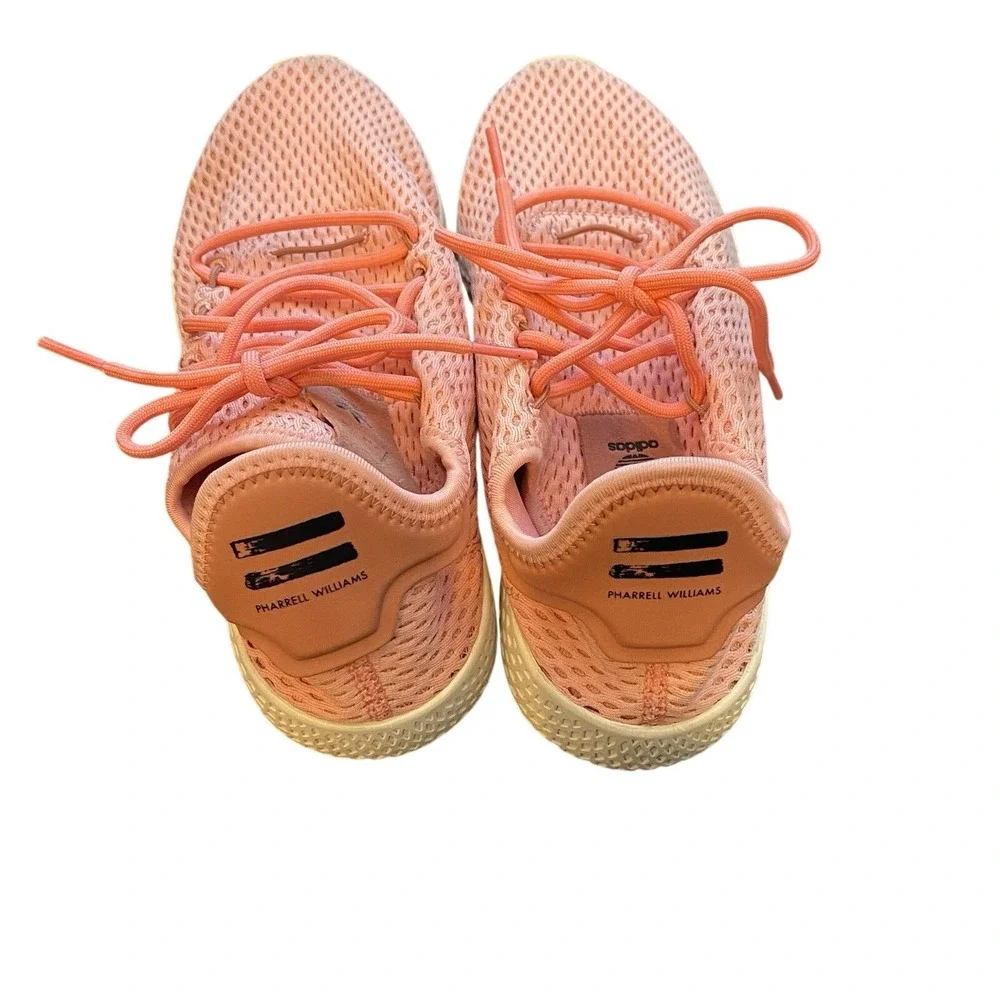 Adidas Pharrell Williams‎ Hu Human Race Coral Pink Men's Tennis Shoe Size 7